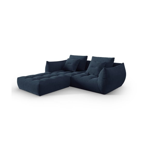 Temno modra kotna sedežna garnitura (s kotom po izbiri) Bloom – Micadoni Home-image-2