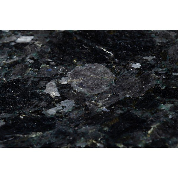 Miza iz črnega granita z zlatim podnožjem RGE Crystal, ⌀ 50 cm-image-1
