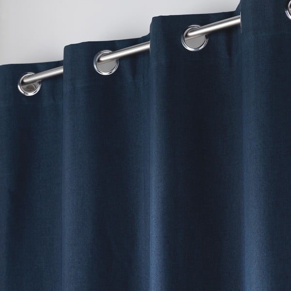 Temno modra zatemnitvena zavesa 140x180 cm Crepuscule – douceur d'intérieur-image-2