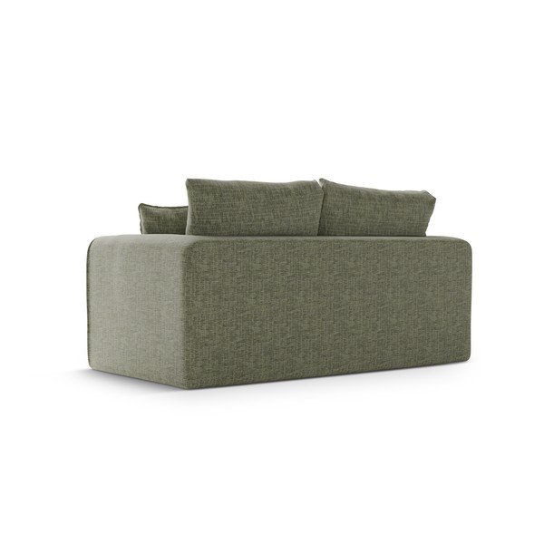Zelena raztegljiva sedežna garnitura 158 cm Lido – Micadoni -image-3