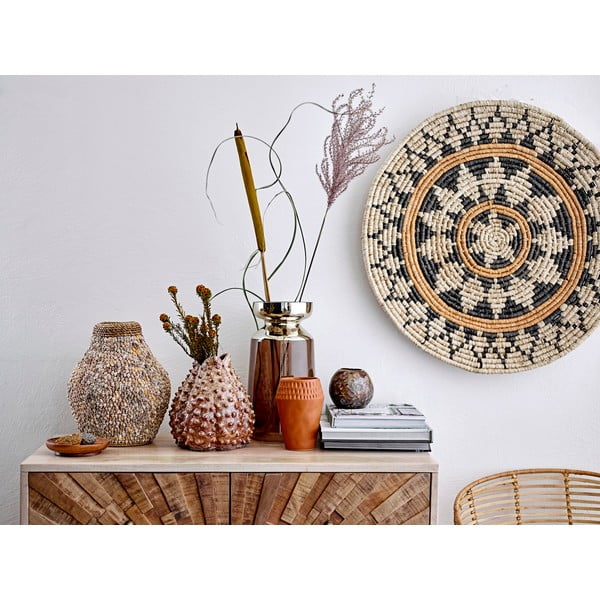 Vaza iz rjave keramike Bloomingville Saifaldin, višina 19 cm-image-1