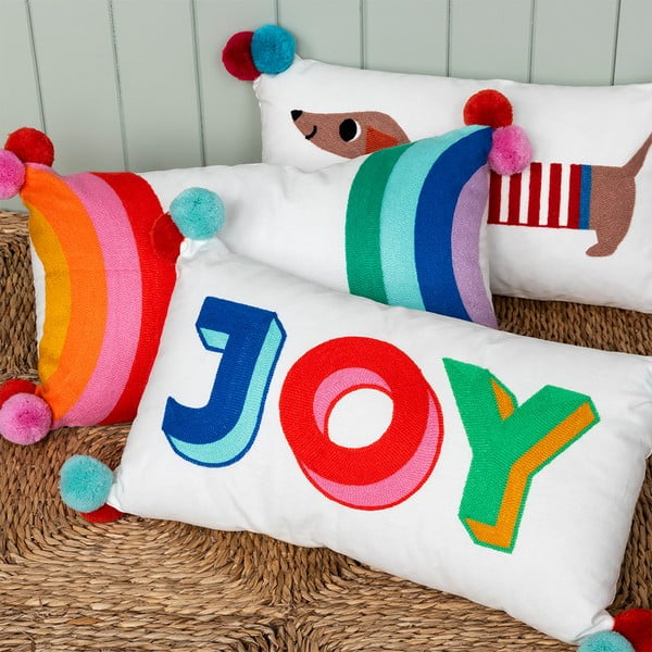 Otroška blazina iz mešanice bombaža 50x33 cm Joy – Rex London-image-1
