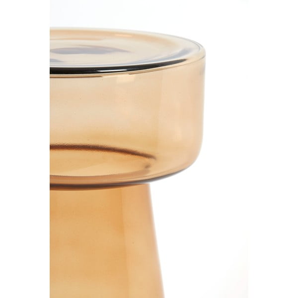 Steklena okrogla stranska mizica ø 30 cm Dakwa – Light & Living-image-4