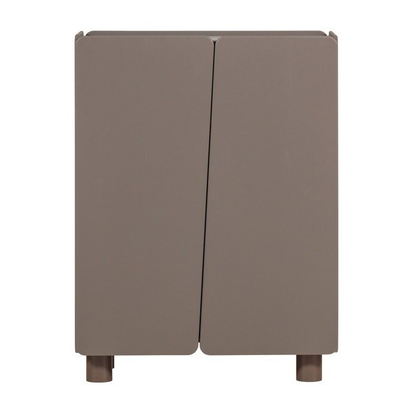 Rjava omarica iz masivnega bora 100x135x45 cm Root – WOOOD-image-2