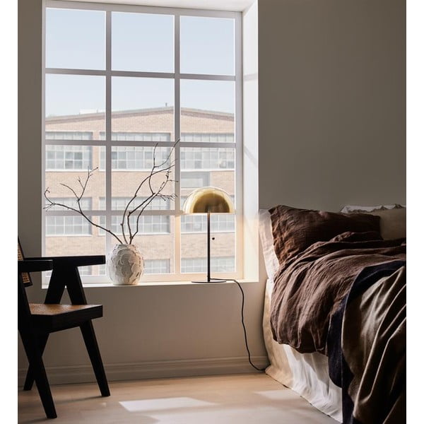 Zlata namizna svetilka Markslöjd Dome, višina 54,5 cm-image-2