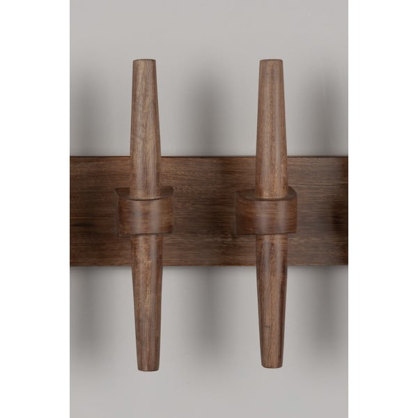 Stenski obešalnik iz masivnega manga v naravni barvi Jakub – Dutchbone-image-3