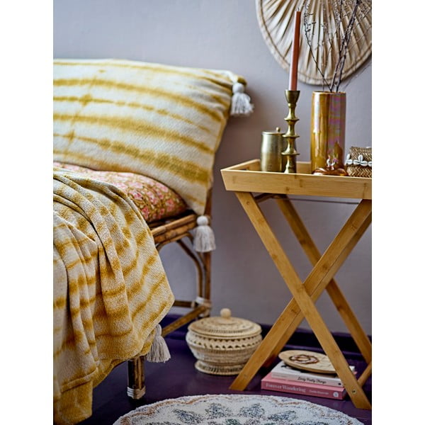 Rumeno pregrinjalo za zakonsko posteljo 220x260 cm Decia – Bloomingville-image-1