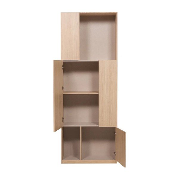 Modularna omara v naravni barvi 80x215 cm Build – WOOOD-image-3