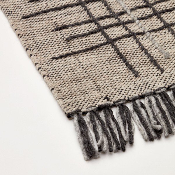 Svetlo rjava volnena preproga 160x230 cm Eneo – Kave Home-image-1