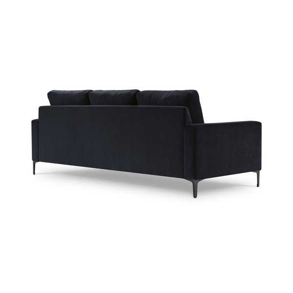 Temno modra žametna zofa Kooko Home Harmony, 220 cm-image-2