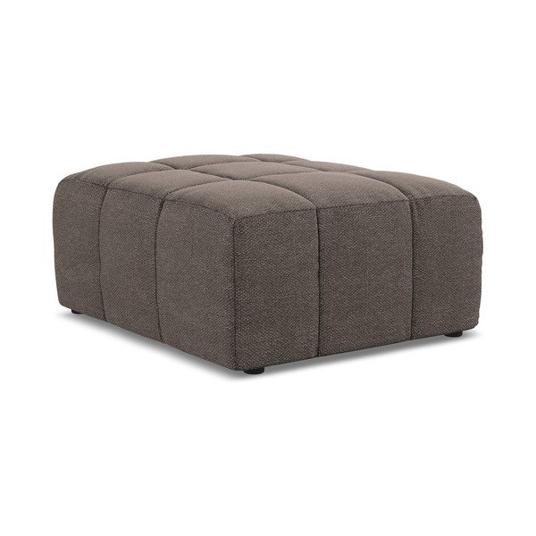 Rjav tabure iz tkanine bouclé Aloha – Makamii-image-3