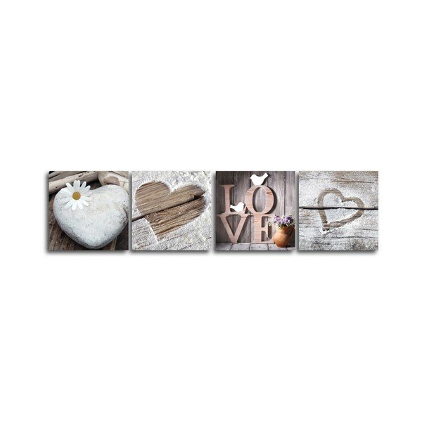 Večdelna slika Styler Shabby Sepi, 32 x 32 cm-image-1