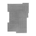 Siva ročno tkana volnena preproga 160x230 cm Zen Rectangles – Flair Rugs