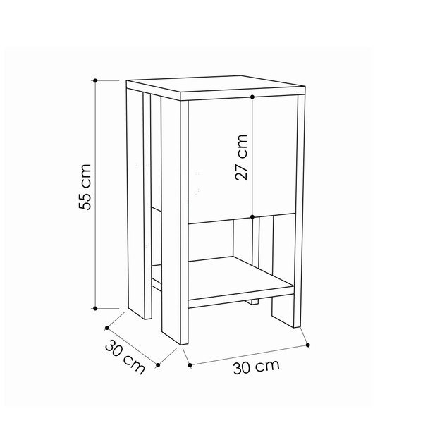 Antracitno siva nočna omarica Ema-image-3