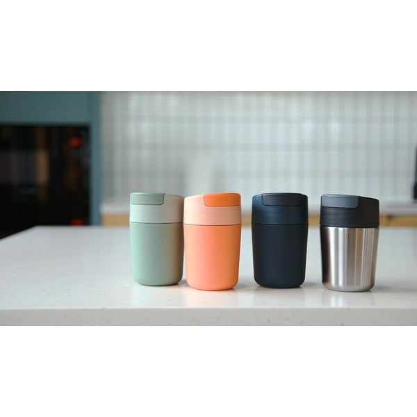 Temno moder/srebrn lonček to go 340 ml Sipp – Joseph Joseph-image-1