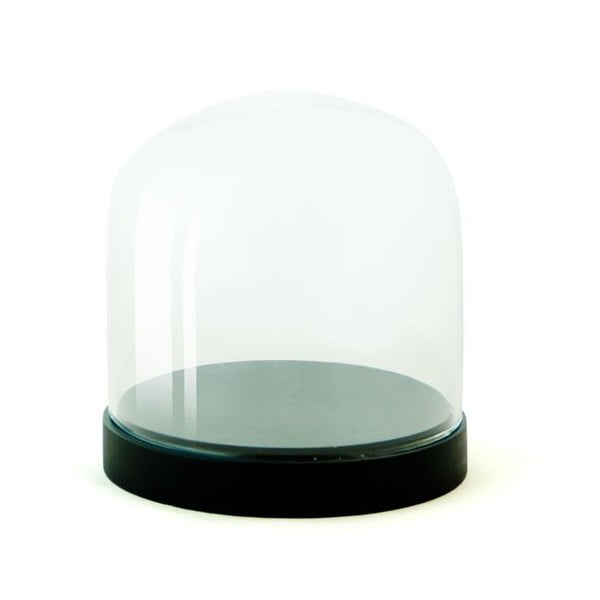 Steklena vitrina Wireworks Pleasure Dome Black, Ø 13 cm