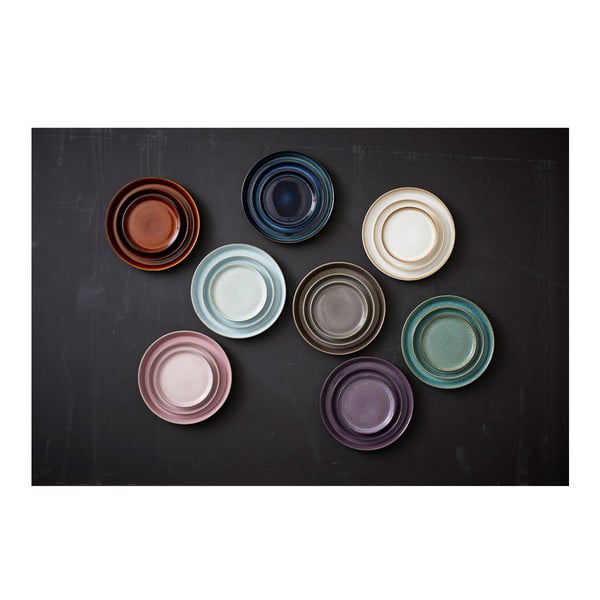 Zelen/črn desertni krožnik iz kamenine ø 17 cm Gastro Green/Black – Bitz-image-4