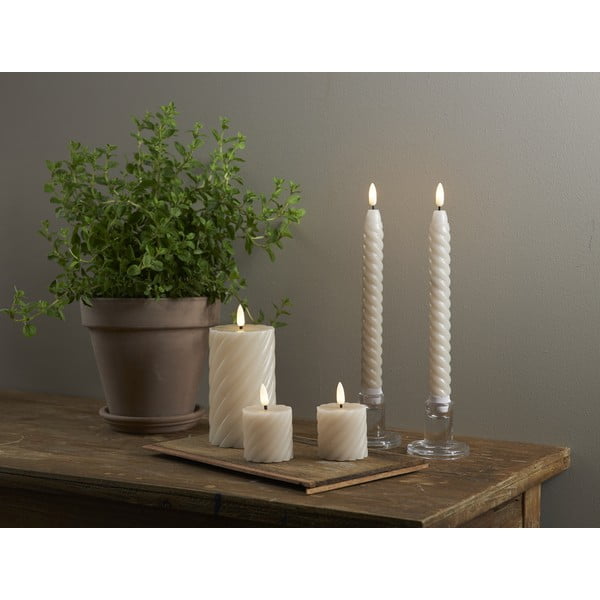 LED sveča (višina 15 cm) Flamme Swirl – Star Trading-image-4