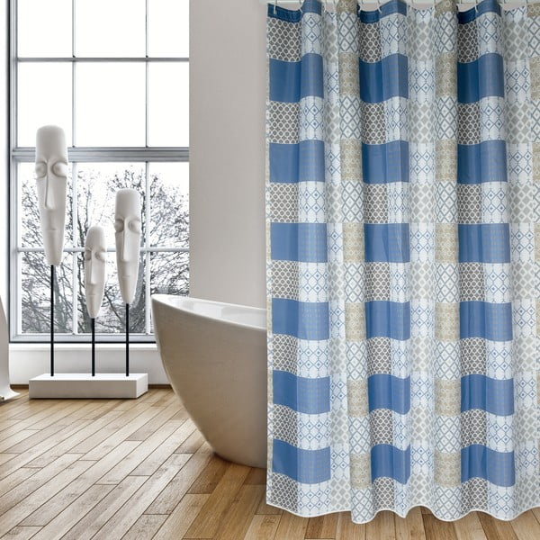 Zavesa za tuš 180x200 cm Ceramique – MSV-image-1