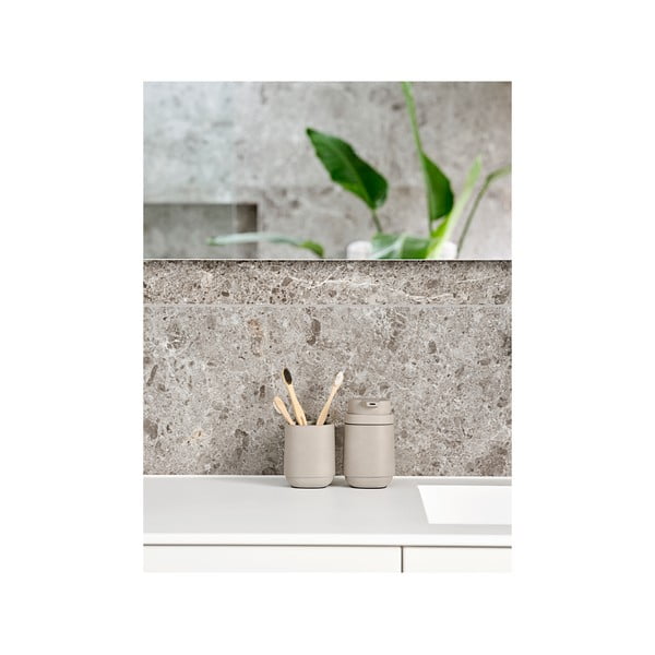 Bež betonski lonček za zobne ščetke Time - Zone-image-3