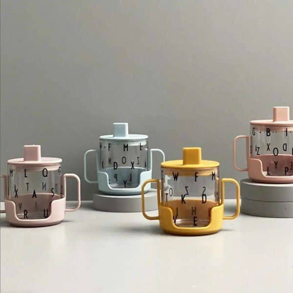 Svetlo moder lonček Design Letters Grow With Your Cup-image-1