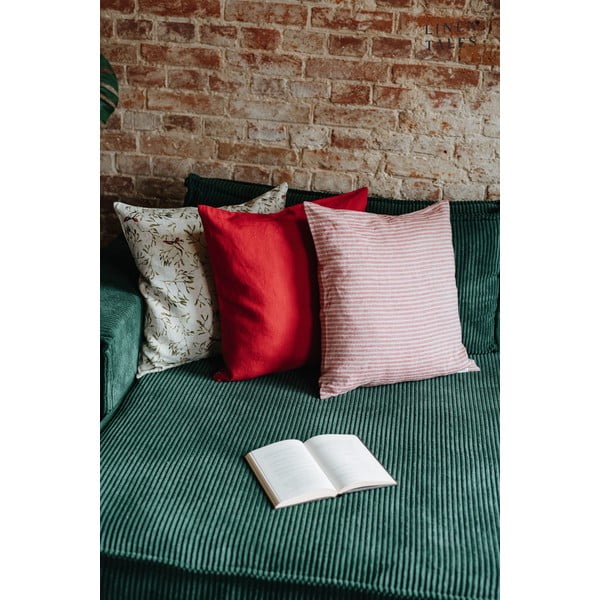 Prevleka za blazino z božičnim motivom 40x60 cm – Linen Tales-image-3