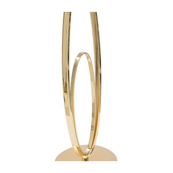 Bela namizna svetilka s konstrukcijo v zlati barvi Mauro Ferretti Glam Flush-image-1