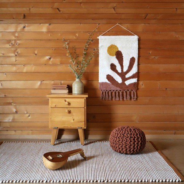 Oranžna preproga z deležem volne 200x140 cm Bergen - Nattiot-image-3