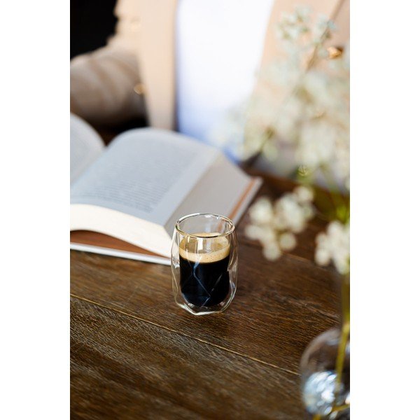 Skodelice v kompletu za espresso z dvojno steno 2 ks 100 ml Geo – Vialli Design-image-4