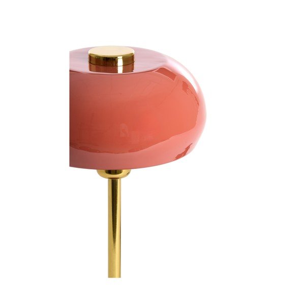 Rožnato-oranžna namizna svetilka s kovinskim senčilom (višina 34 cm) Surin – Light & Living-image-2
