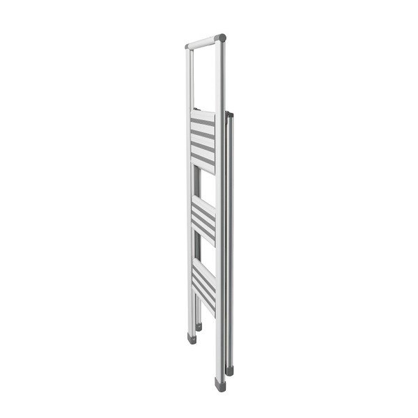 Bela zložljiva  lestevWenko Ladder Alu, višina 127 cm-image-1