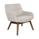 Fotelj iz peščeno rjavega orehovega lesa House Nordic London