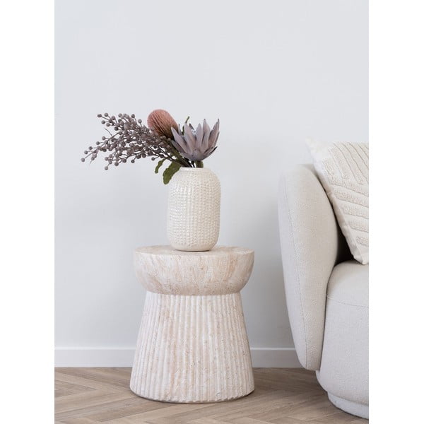 Lončena okrogla vrtna mizica ø 37 cm Bonn – House Nordic-image-1