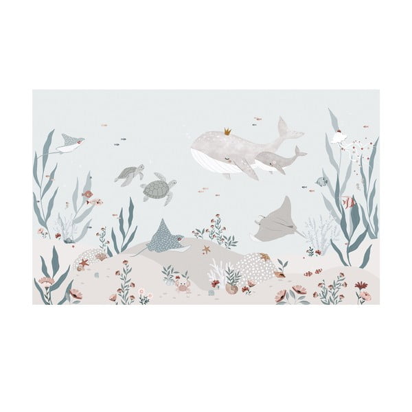 Otroška tapeta 400 cm x 248 cm Dreamy Seabed – Lilipinso