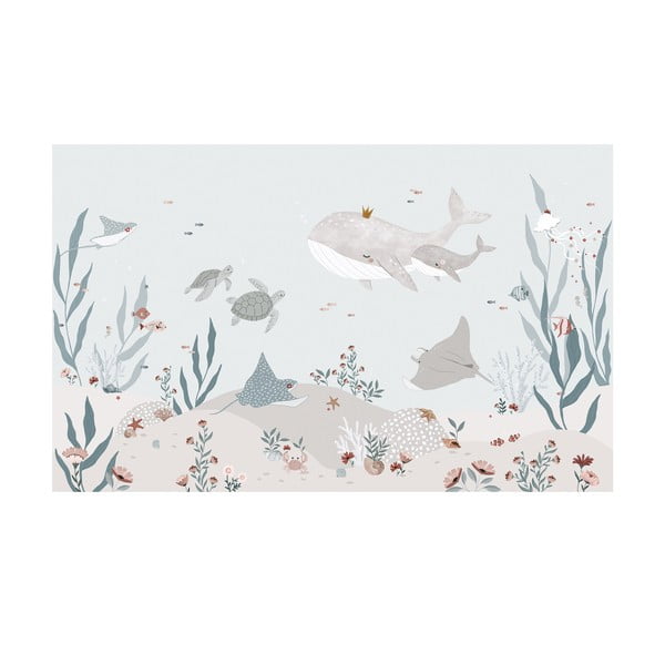 Otroška tapeta 400 cm x 248 cm Dreamy Seabed – Lilipinso