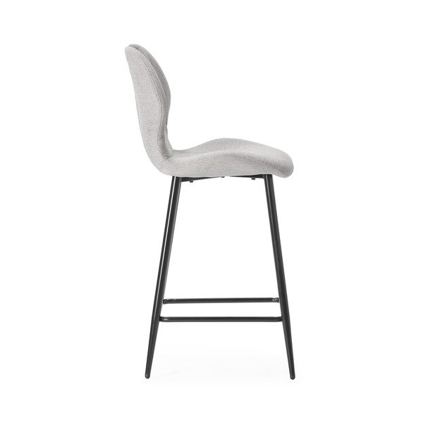 Bež oblazinjeni barski stoli v kompletu 2 ks (višina sedeža 65 cm) Muli – Marckeric-image-3