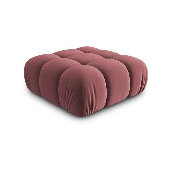 Rožnat žameten otoman Bellis – Micadoni Home-image-3
