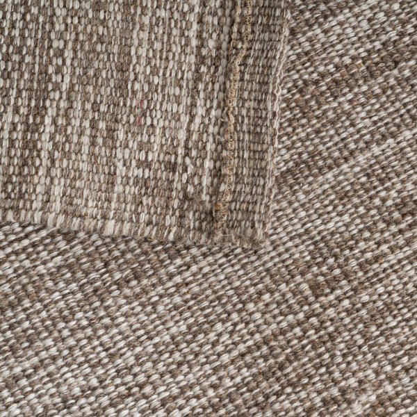 Rjava obojestranska preproga iz mešanice volne 80x150 cm – Ixia-image-3