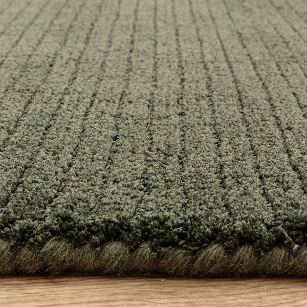 Temno zelena ročno tkana preproga 160x230 cm – Asiatic Carpets-image-2