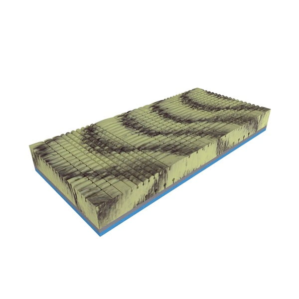 Srednje trda/mehka obojestranska vzmetnica iz pene 80x200 cm Herbal visco – Materasso-image-3