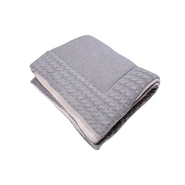 Siva bombažna igralna podloga Kindsgut Mat, 70 x 90 cm-image-1