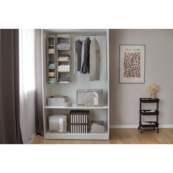 Kompaktor Oxford siva škatla za shranjevanje, 42 x 26 cm-image-2