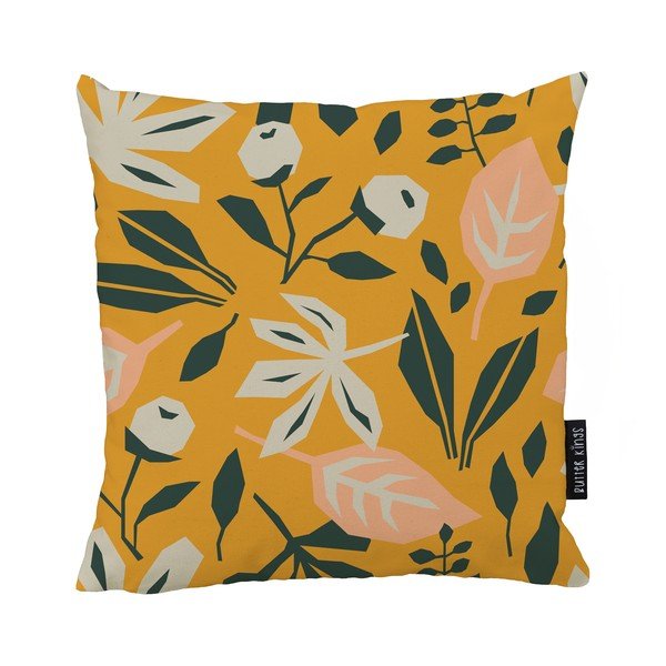 Bombažen okrasni vzglavnik Butter Kings Square Plants, 45 x 45 cm