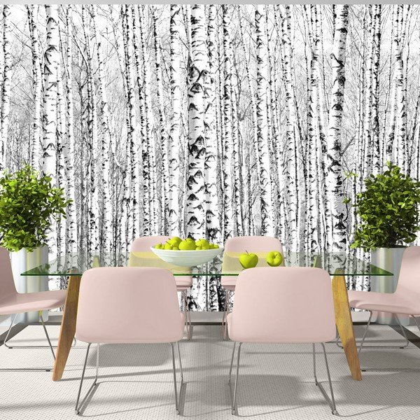 Tapeta velikega formata Artgeist Birch Forest, 400 x 280 cm-image-1