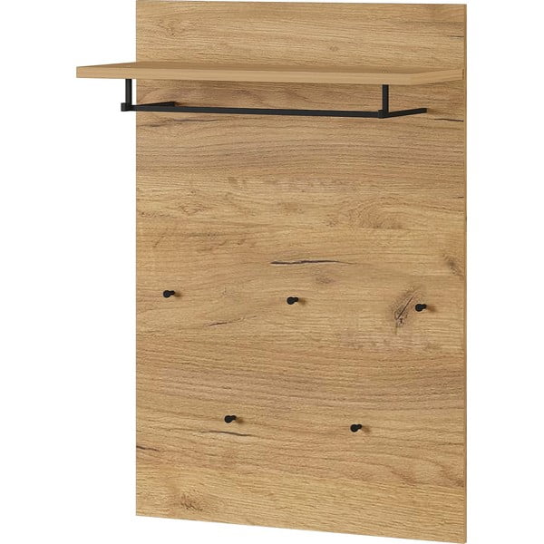 Garderobni panel v hrastovem dekorju v naravni barvi Fremont – Germania-image-2