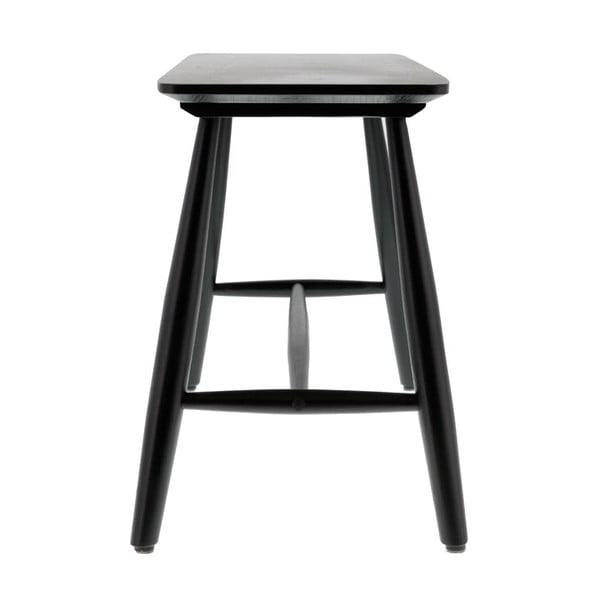 Konzolna mizica iz črnega hrasta 90x28 cm Bast - Villa Collection-image-2