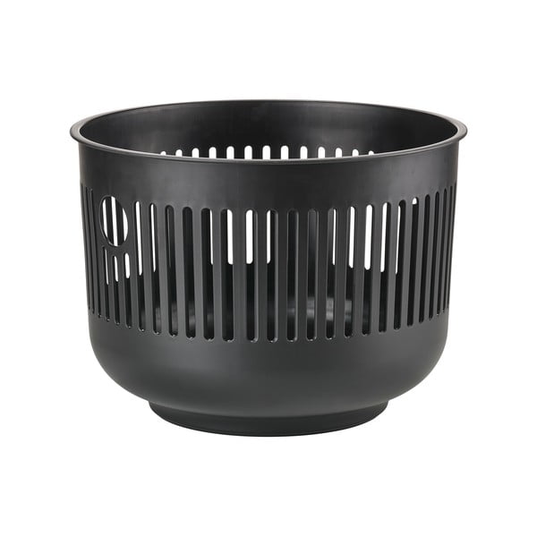 Črn plastičen koš za perilo 35 l Ume – Zone