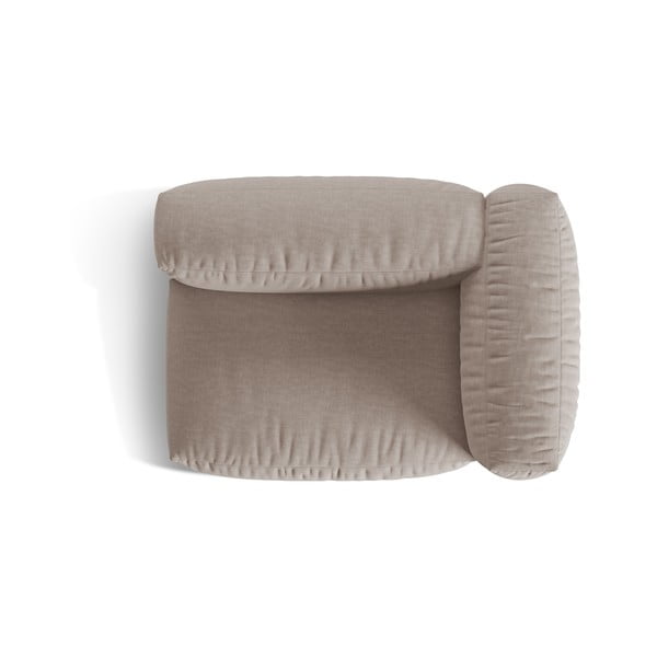 Bež modul za sedežno garnituro (desni kot) Martina – Micadoni Home-image-3