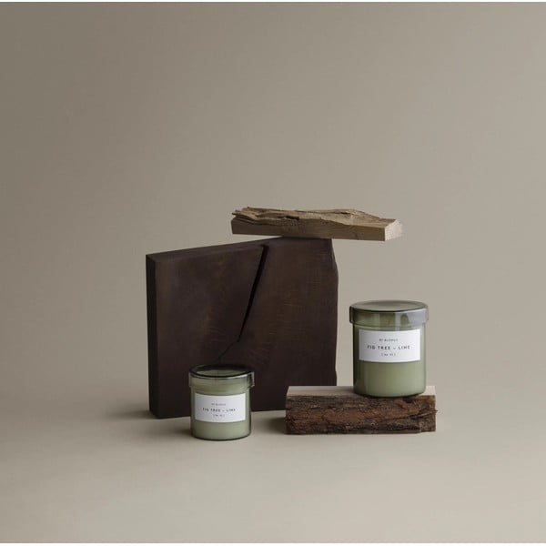 Dišeča sveča iz sojinega voska čas gorenja 45 h Valoa Fig Tree – Lime – Blomus-image-1