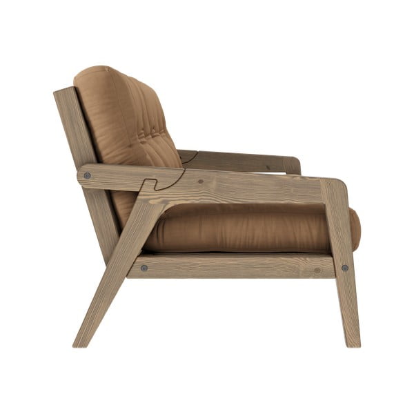 Rjav raztegljiv kavč 204 cm Grab - Karup Design-image-4